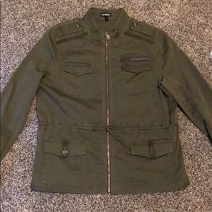 Express Military army green jacket